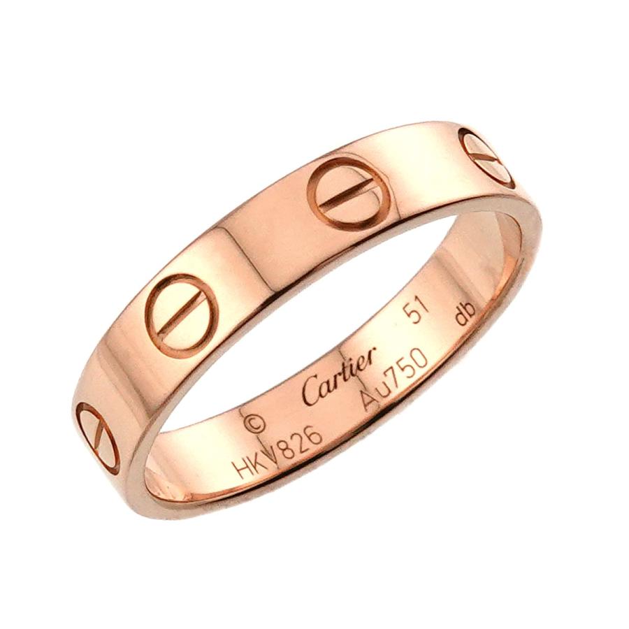 Cartier（カルティエ） ミニラブ #51 リング K18 PG ピンクゴールド