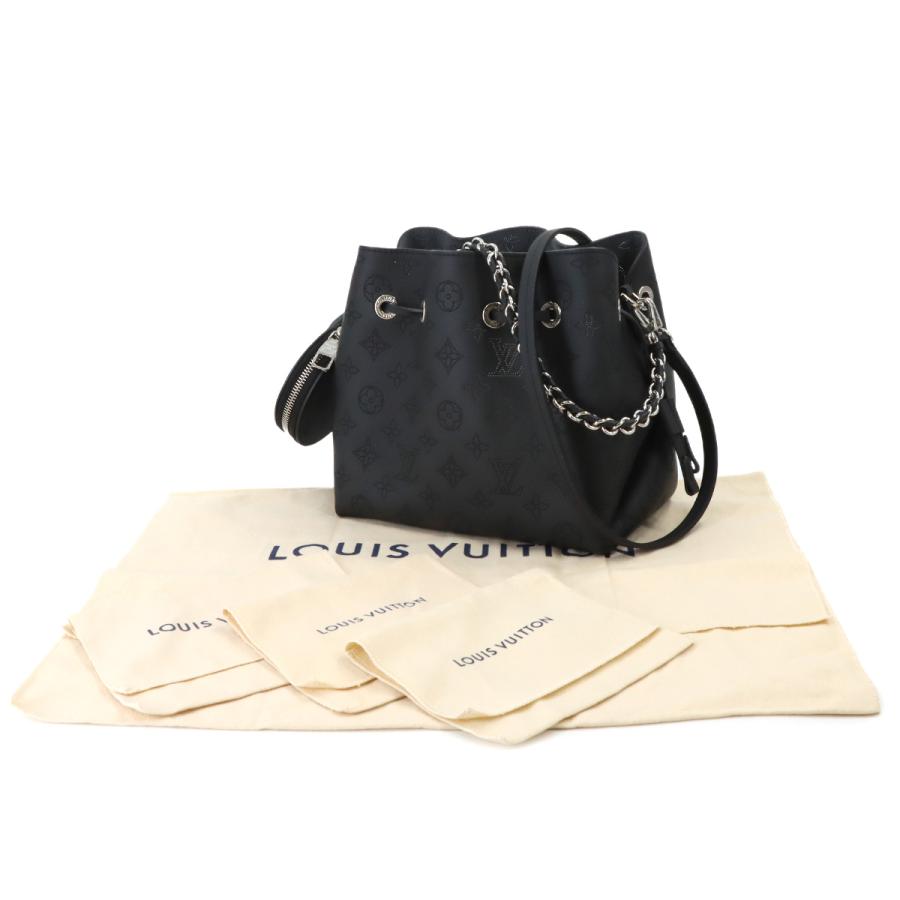 未使用 展示品 ルイ ヴィトン LOUIS VUITTON マヒナ ベラ 2way ハンド ショルダー バッグ レザー ノワール M57070 RFID 90322261_1