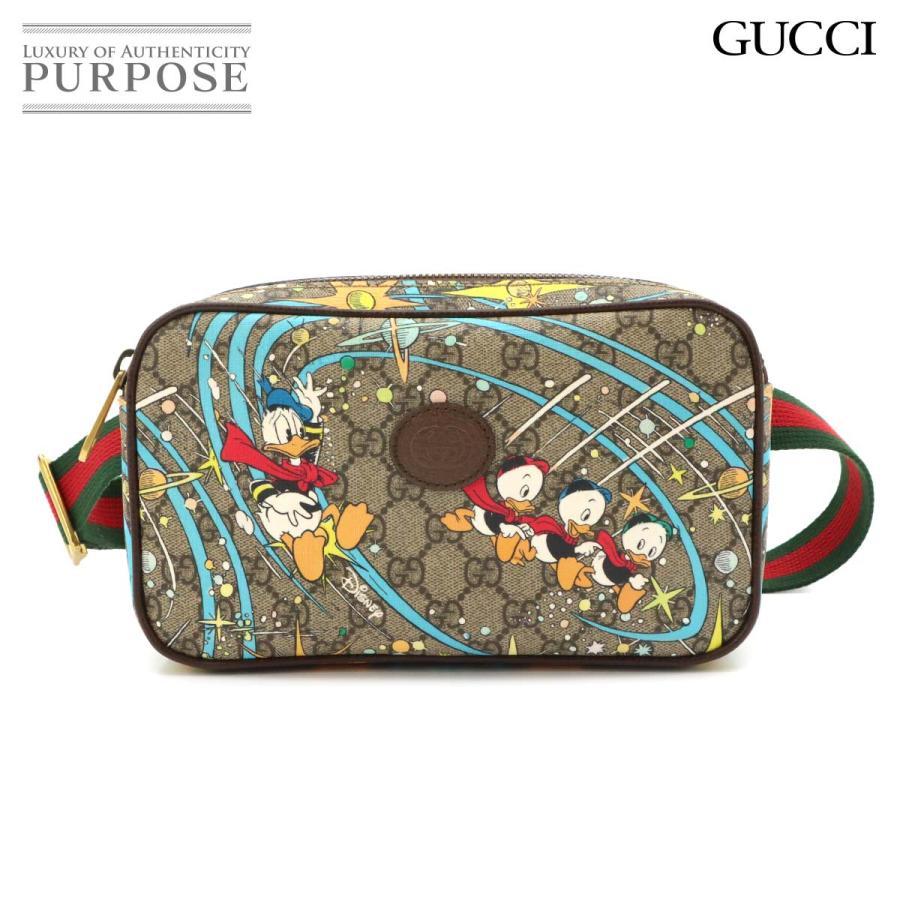 GUCCI（グッチ） 新品同様 GUCCI DISNEY ディズニー ベルト バッグ GG 