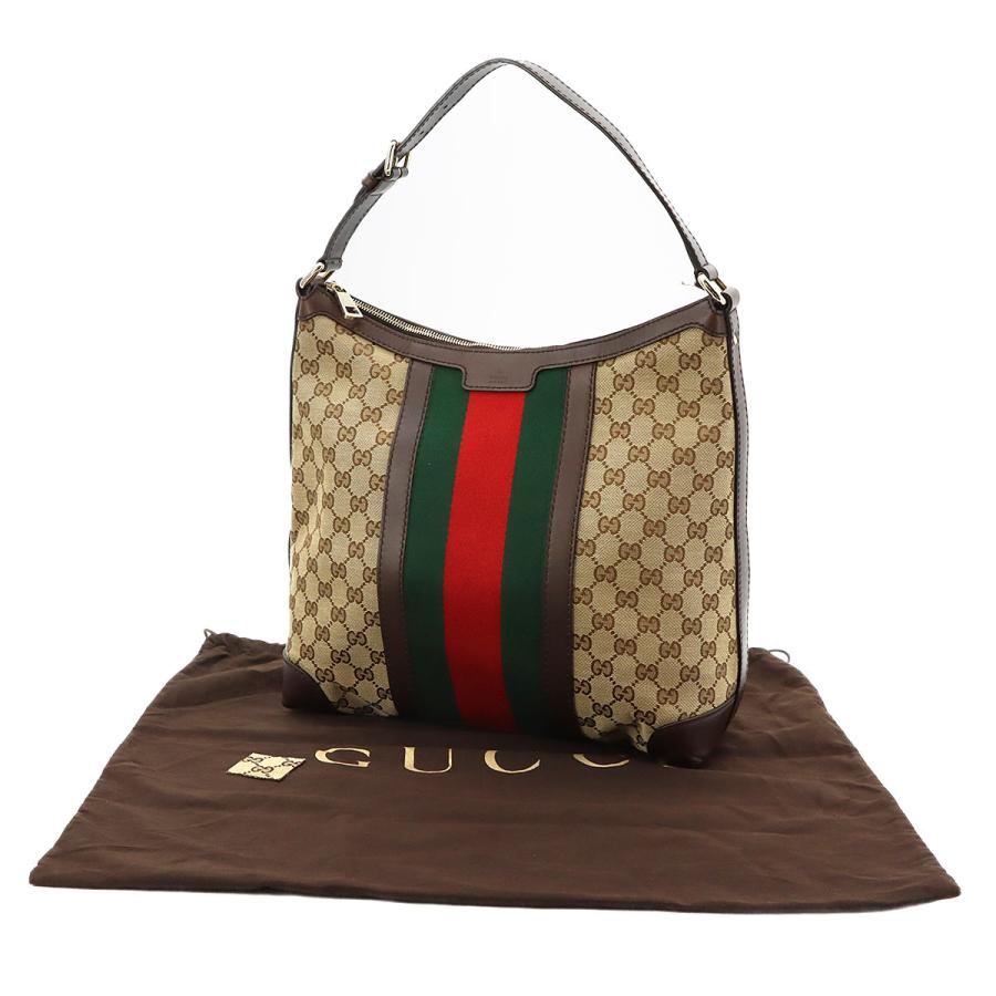 GUCCI（グッチ） 新品同様 GUCCI GGキャンバス ショルダー バッグ