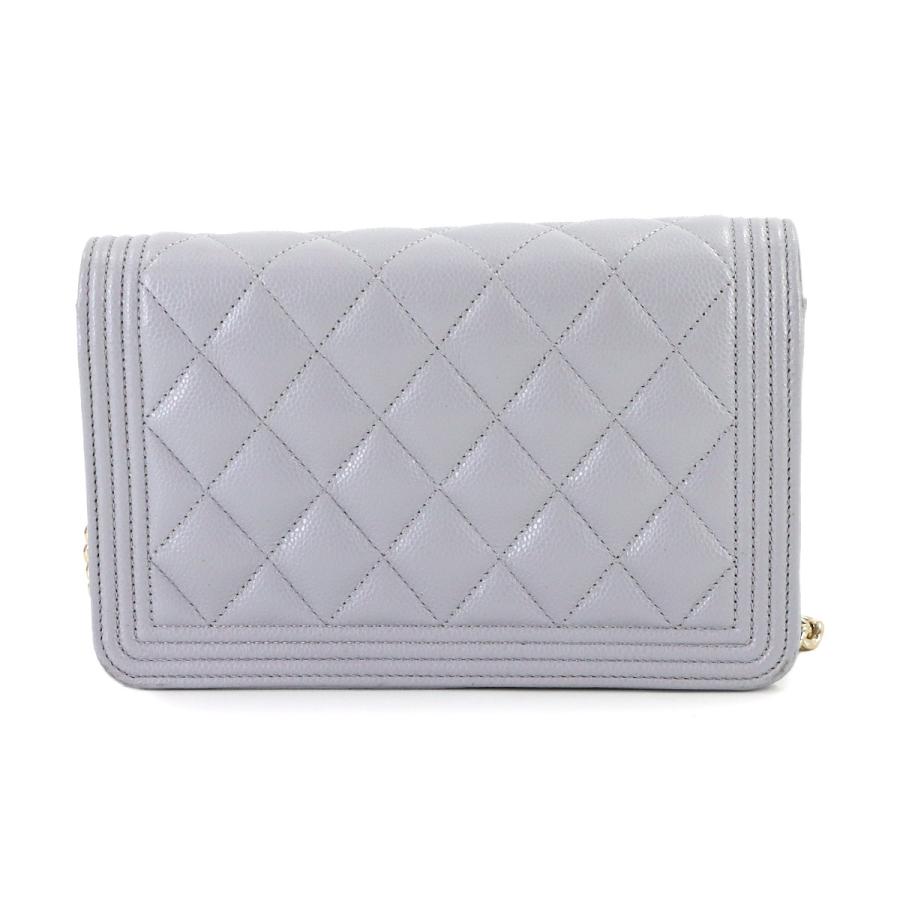 CHANEL（シャネル） 美品 ボーイシャネル チェーン ウォレット 長財布 