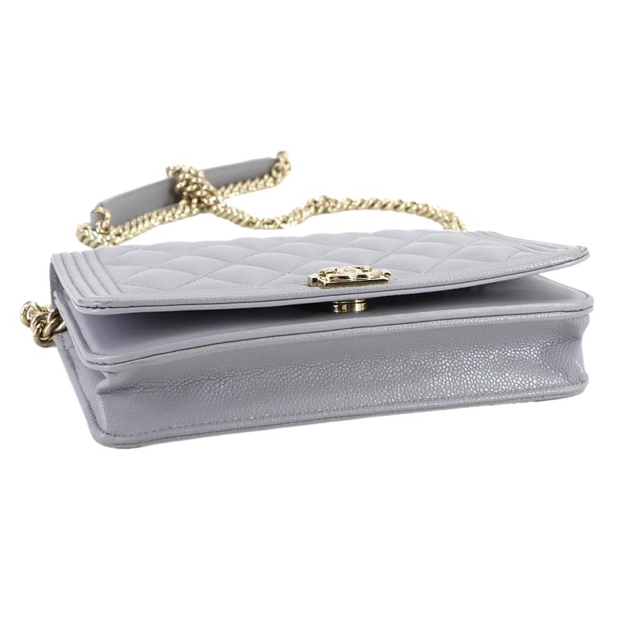 CHANEL（シャネル） 美品 ボーイシャネル チェーン ウォレット 長財布