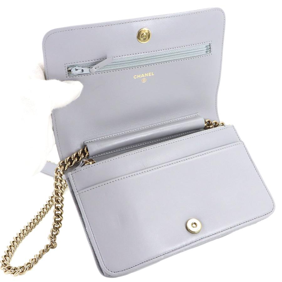 CHANEL（シャネル） 美品 ボーイシャネル チェーン ウォレット 長財布