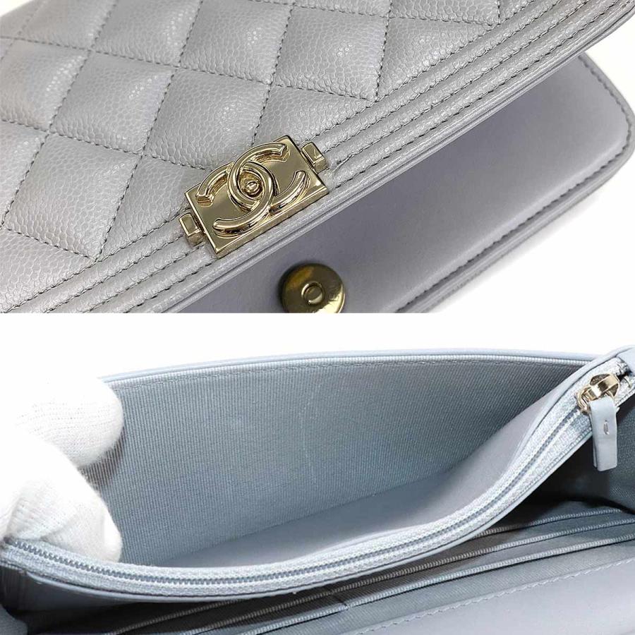 CHANEL（シャネル） 美品 ボーイシャネル チェーン ウォレット 長財布