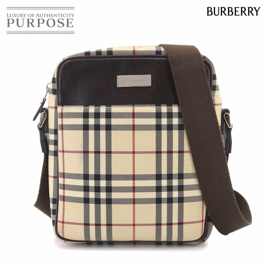 BURBERRY（バーバリー） ノバチェック ショルダー バッグ キャンバス