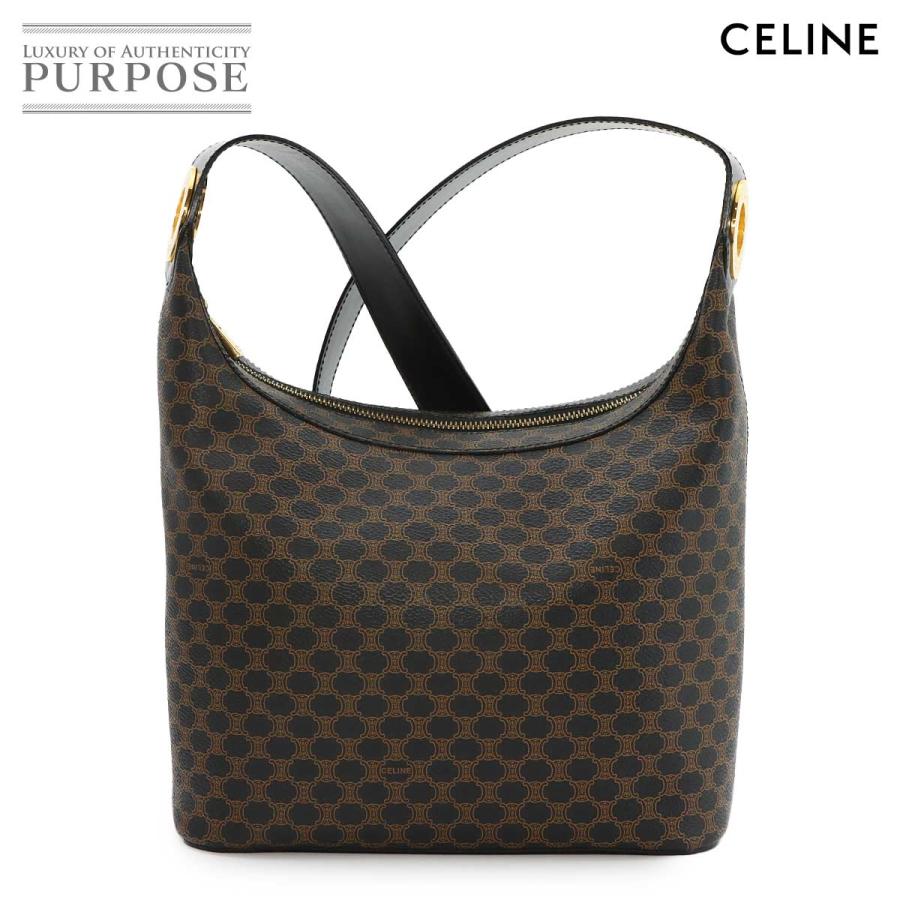 CELINE（セリーヌ） 新品同様 マカダム ワンショルダー バッグ PVC