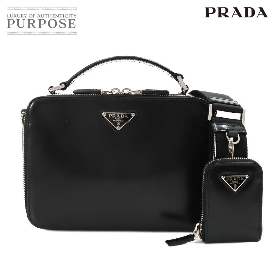 PRADA（プラダ） 新品同様 ブリック 2way ハンド ショルダー バッグ 