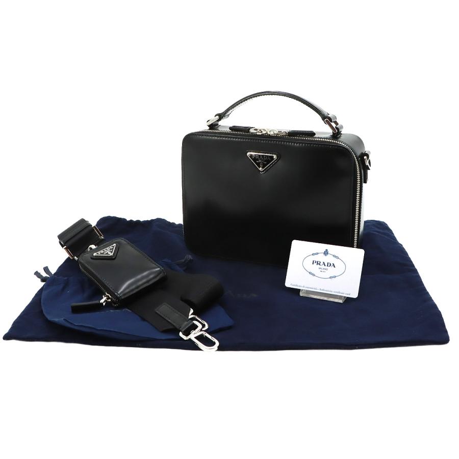 PRADA（プラダ） 新品同様 ブリック 2way ハンド ショルダー バッグ 