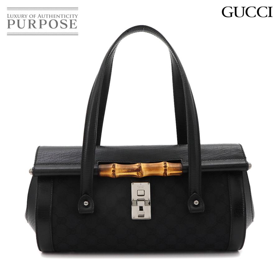 グッチ　バンブーハンドバッグ GUCCI（グッチ） 新品同様 バンブー ハンド バッグ GGキャンバス