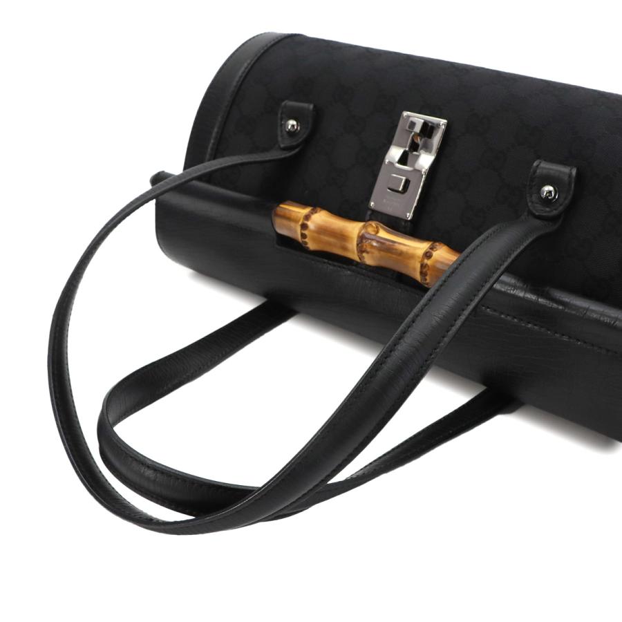 GUCCI（グッチ） 新品同様 バンブー ハンド バッグ GGキャンバス