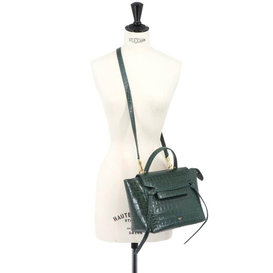 CELINE（セリーヌ） 新品同様 ベルトバッグ マイクロ 2way ハンド 