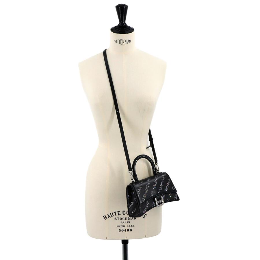 BALENCIAGA 2way アワーグラス スモール レザーショルダーバッグ BALENCIAGA（バレンシアガ） 新品同様 アワーグラス XS 2way ハンド
