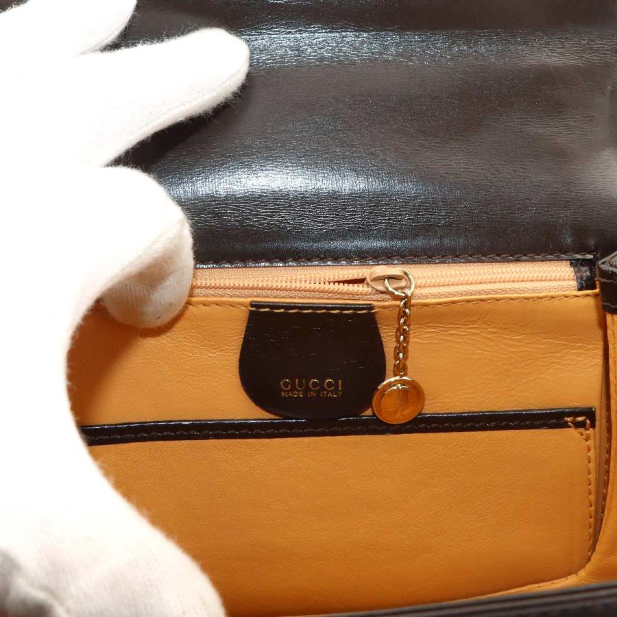 GUCCI（グッチ） 美品 バンブー 2way ハンド ショルダー バッグ レザー