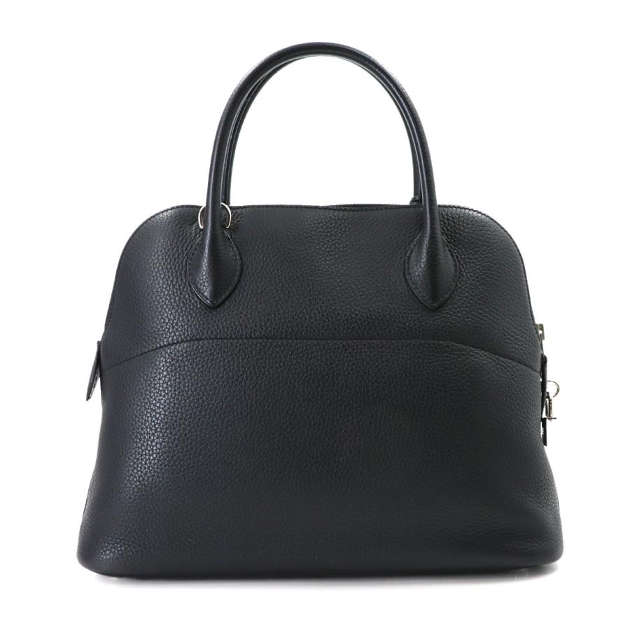 エルメス HERMES ボリード 31 2way ハンド ショルダー バッグ トリヨンクレマンス ブラック X刻印 シルバー 金具 Bolide 31 90322921の画像