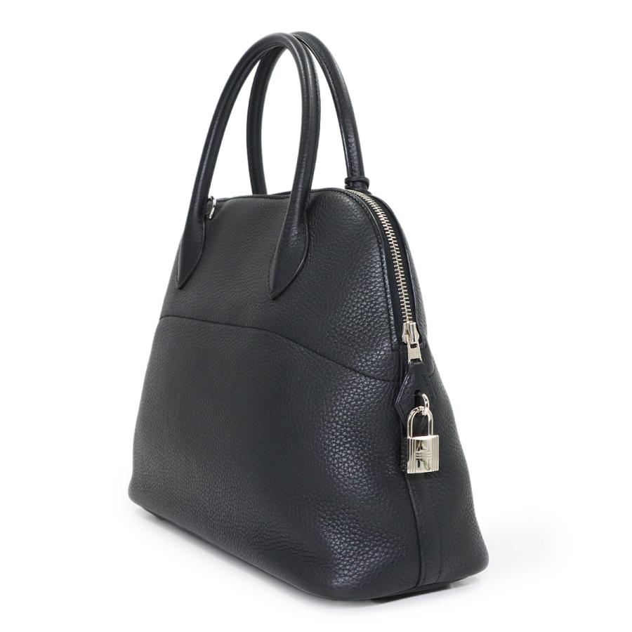 エルメス HERMES ボリード 31 2way ハンド ショルダー バッグ トリヨンクレマンス ブラック X刻印 シルバー 金具 Bolide 31 90322921の画像
