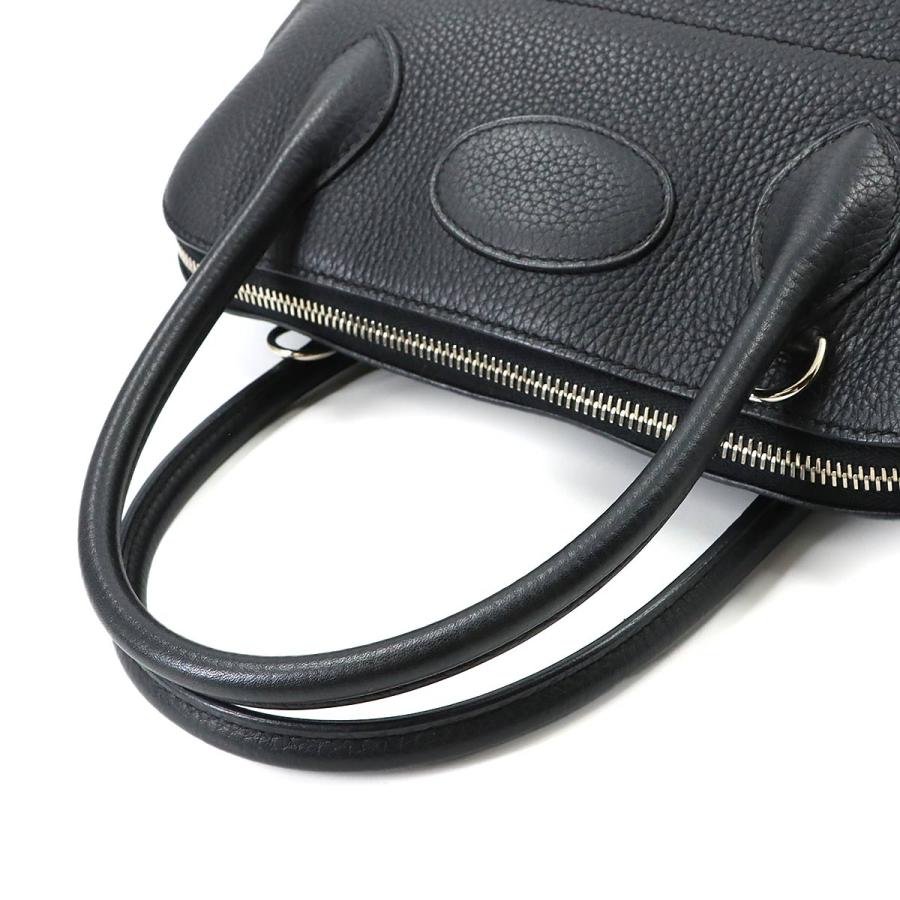 エルメス HERMES ボリード 31 2way ハンド ショルダー バッグ トリヨンクレマンス ブラック X刻印 シルバー 金具 Bolide 31 90322921の画像