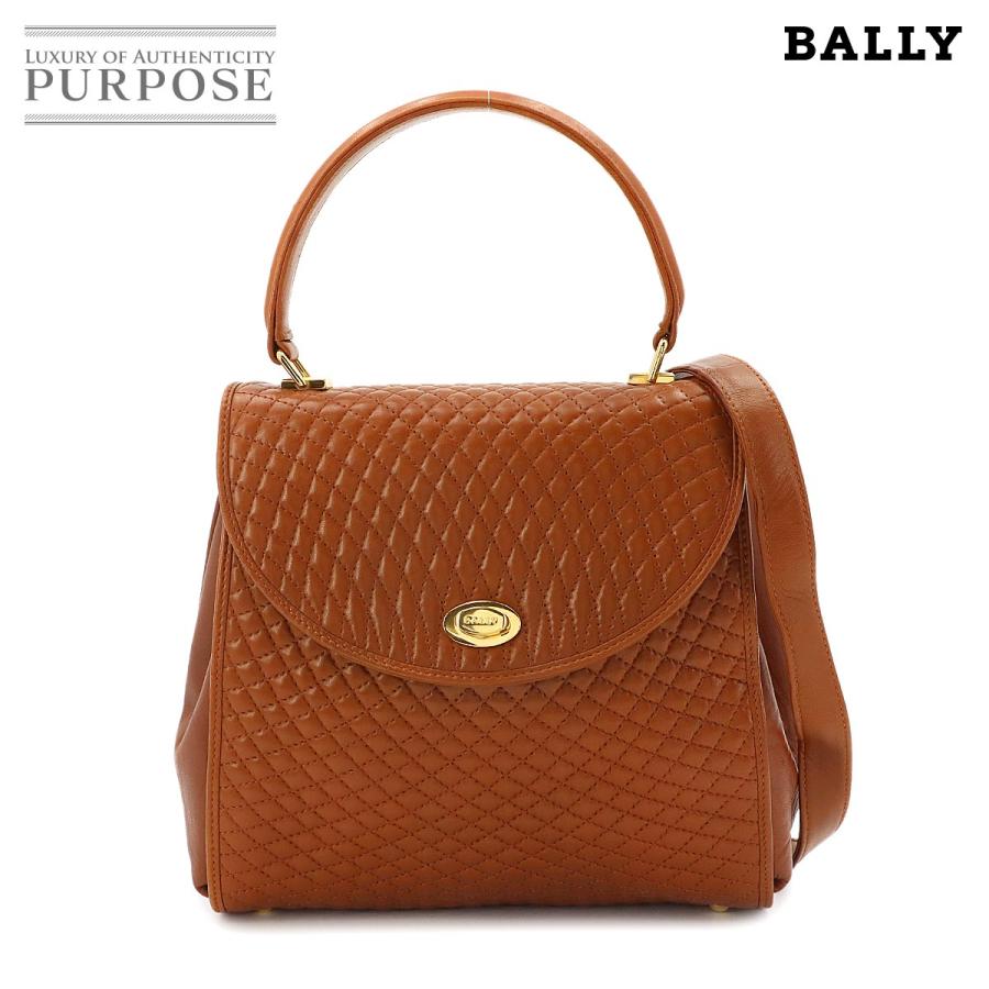 Bally（バリー） キルティング 2way ハンド ショルダー バッグ レザー 