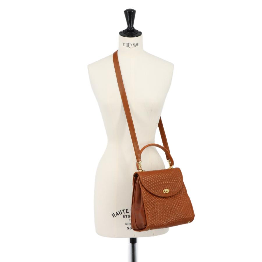 Bally（バリー） キルティング 2way ハンド ショルダー バッグ レザー 