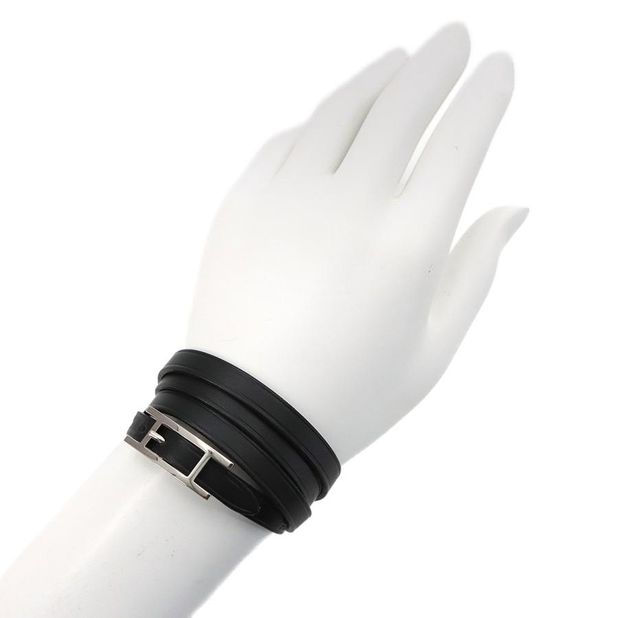 HERMES（エルメス） アピ3 ブレスレット スイフト ブラック □I刻印