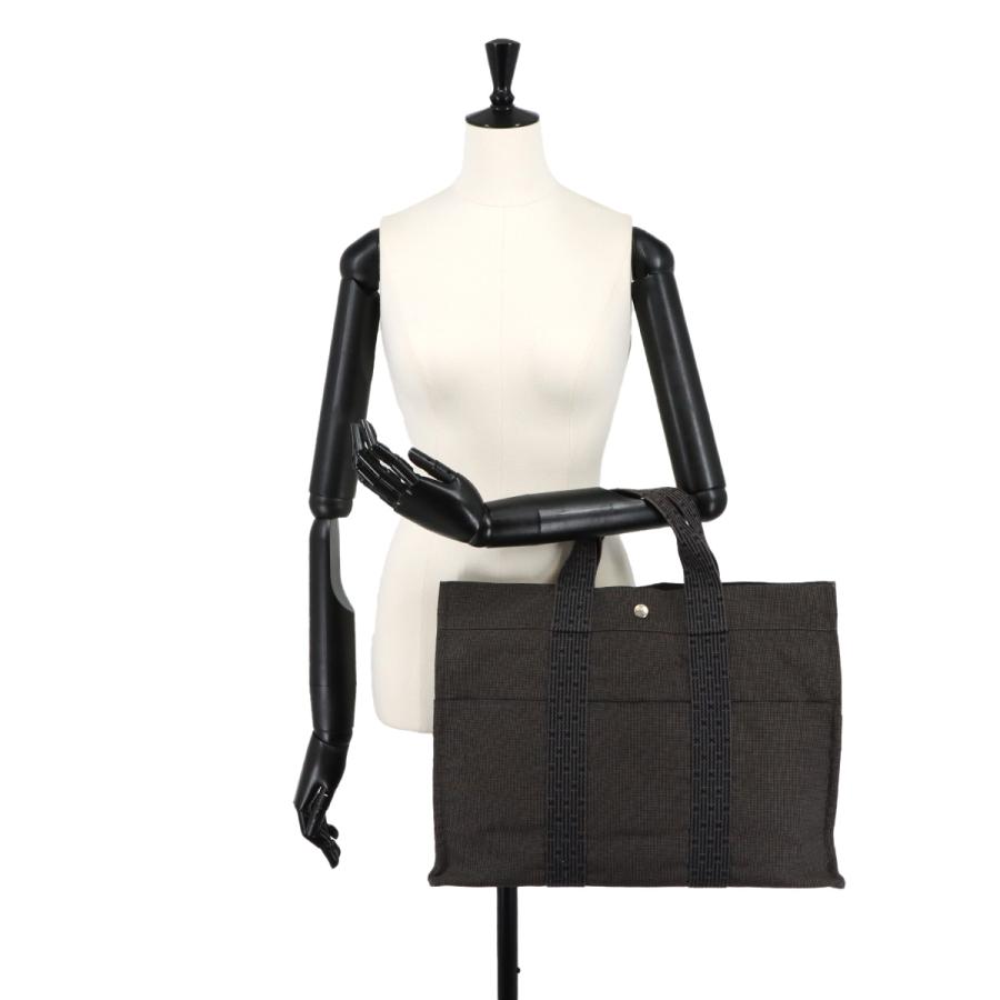 HERMES（エルメス） エールライン MM トート バッグ キャンバス グレー