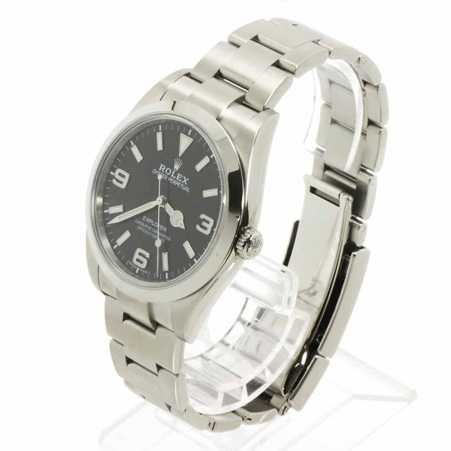 ロレックス ROLEX エクスプローラー1 214270 ランダム ルーレット メンズ 腕時計 ブラック オートマ 自動巻き ウォッチ Explorer I 90323044 ROLEX（ロレックス） エクスプローラー1 214270 ランダム ルーレット