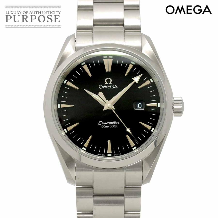 オメガ OMEGA シーマスター アクアテラ 2517 50 メンズ 腕時計 デイト ブラック クォーツ ウォッチ Seamaster Aqua Terra VLP 90272607 OMEGA（オメガ） シーマスター アクアテラ 2517 50 メンズ 腕時計