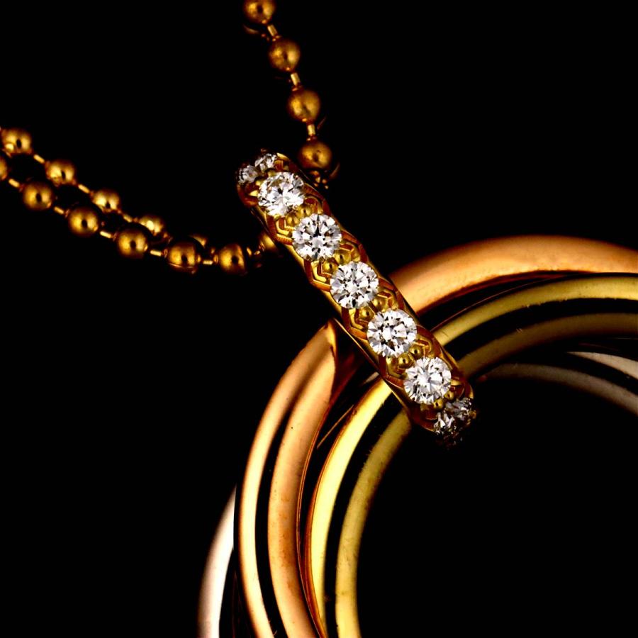 Cartier（カルティエ） トリニティ ミディアム MM ダイヤ ネックレス