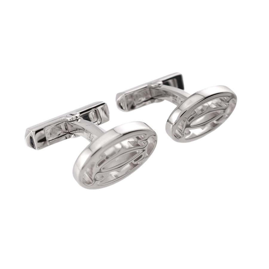 Cartier（カルティエ） ドゥーブルC ドゥ カフス SV シルバー ロゴ 2C