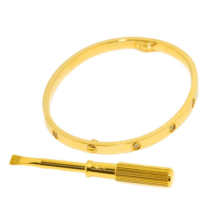 Cartier（カルティエ） ラブ ブレス スモール SM フル ダイヤ #16 K18