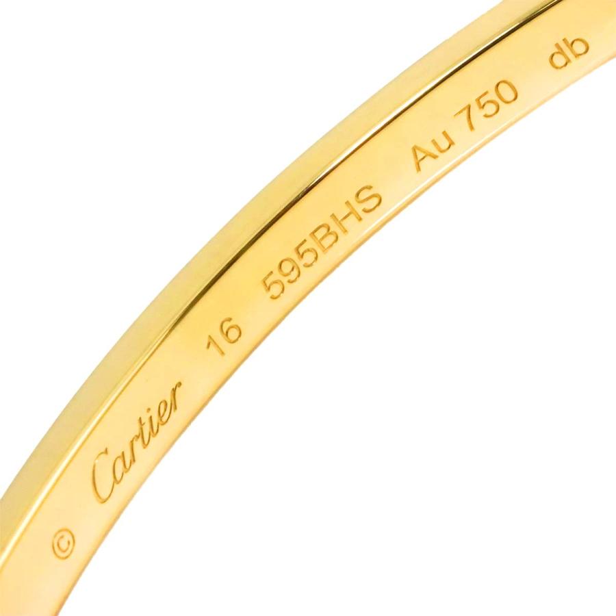 Cartier（カルティエ） ラブ ブレス スモール SM フル ダイヤ #16 K18