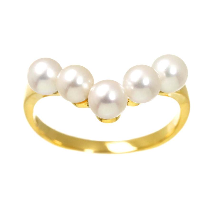 Bubu　TASAKI タサキ プチパール リング ベビーパール 10号 TASAKI（タサキ） TASAKI 10号 リング ベビーパール 4.1-3.9mm K18 YG