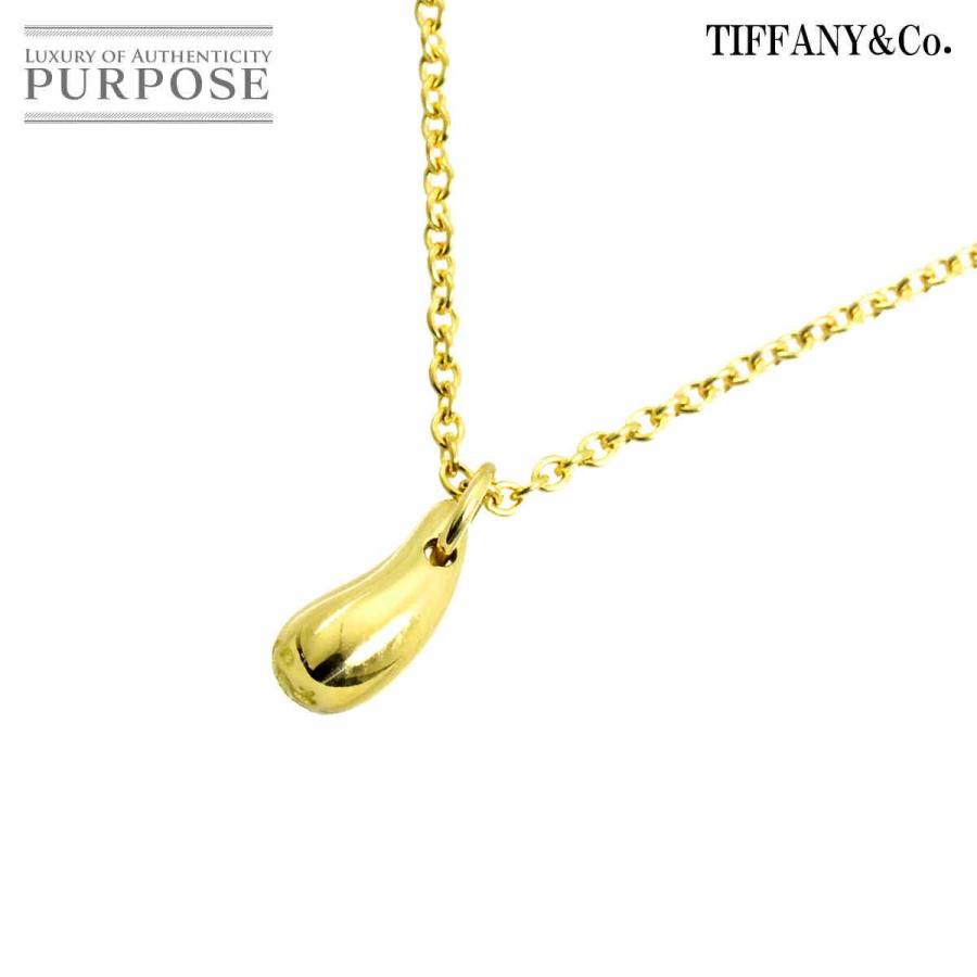 TIFFANY&Co.（ティファニー） ティアドロップ ネックレス 41cm K18 YG