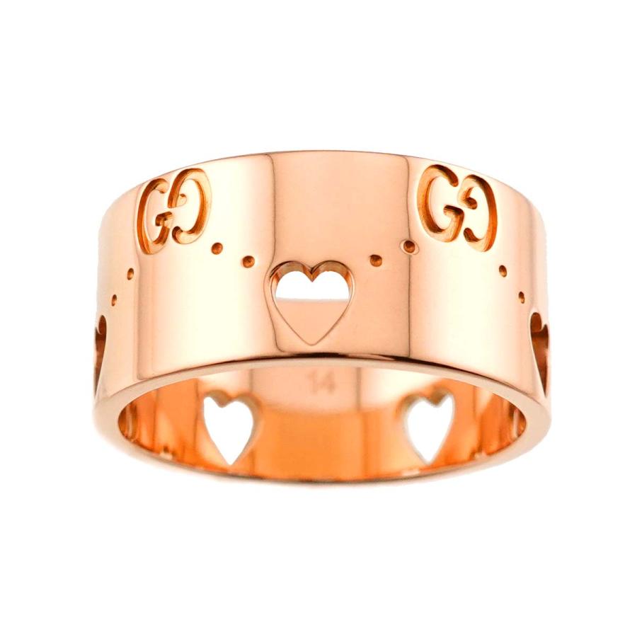 K*H様 GUCCI ハートモチーフ リング GUCCI（グッチ） アイコン アモール ハート ワイド #14 リング K18 PG