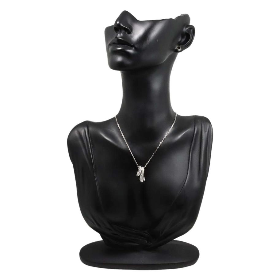 MIKIMOTO（ミキモト） ダイヤ 0.19ct/0.14ct ネックレス 40cm K18 WG