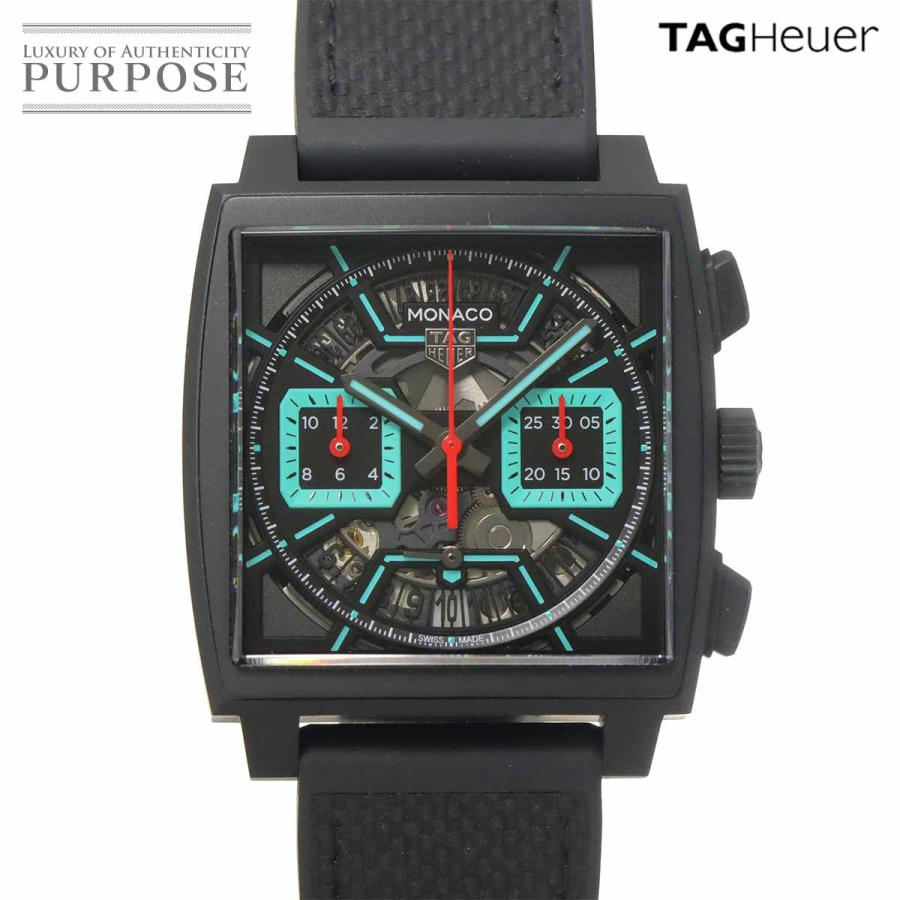 タグホイヤー TAG Heuer モナコ キャリバーホイヤー02 CBL2184 クロノグラフ メンズ 腕時計 デイト ブラック 自動巻き Monaco 90323459 TAG HEUER（タグ・ホイヤー） モナコ キャリバーホイヤー02 CBL2184