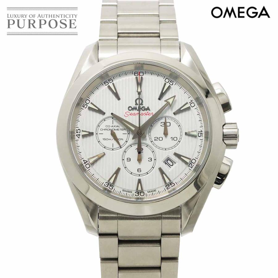 オメガ OMEGA シーマスター アクアテラ クロノグラフ 231 10 44 50 04 001 メンズ 腕時計 デイト ホワイト 自動巻き Seamaster 90323460 OMEGA（オメガ） シーマスター アクアテラ クロノグラフ 231 10 44 50