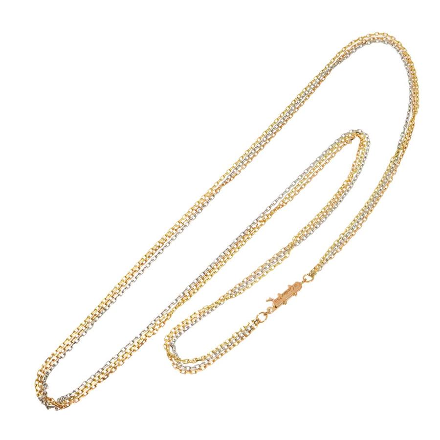 Cartier（カルティエ） トリニティ チェーン ネックレス 55.5cm K18 YG