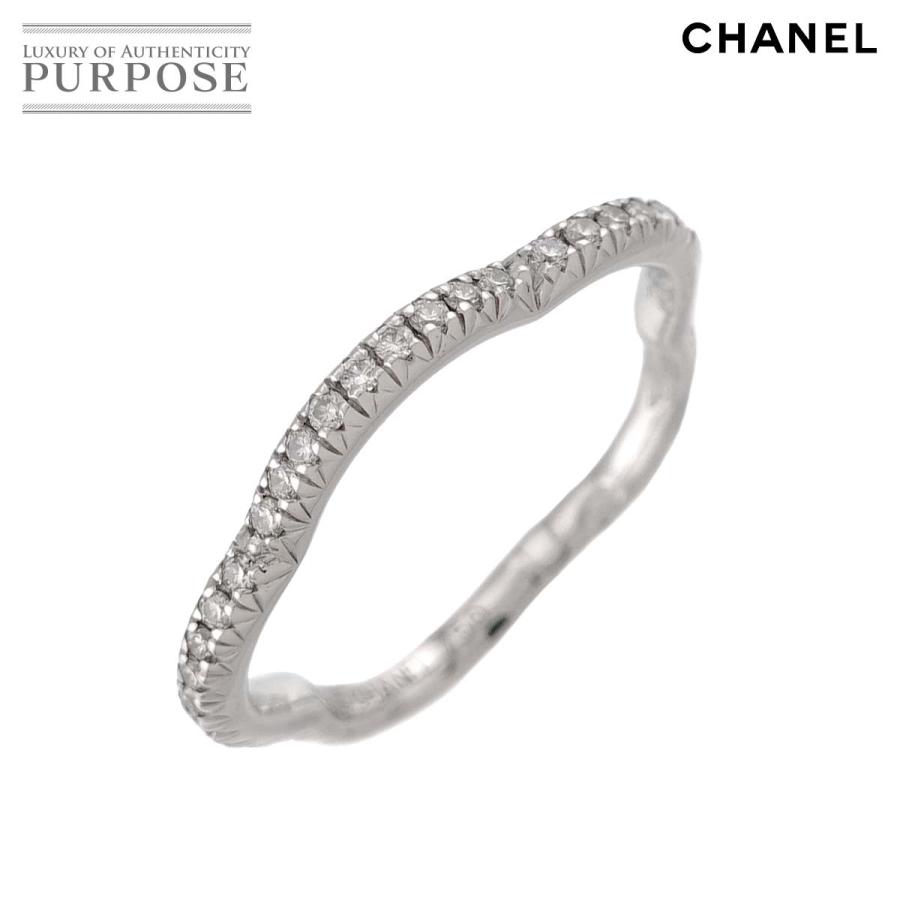 CHANEL（シャネル） カメリア #49 リング フル ダイヤ K18 WG ホワイト