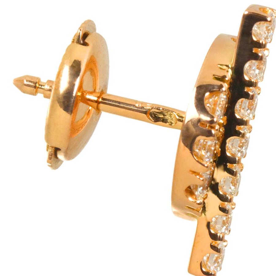 HERMES（エルメス） フィネス ダイヤ 0.92/0.92ct ピアス K18 PG