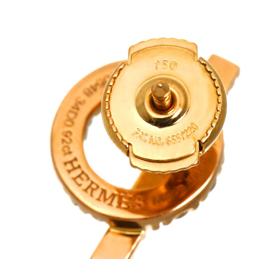 HERMES（エルメス） フィネス ダイヤ 0.92/0.92ct ピアス K18 PG