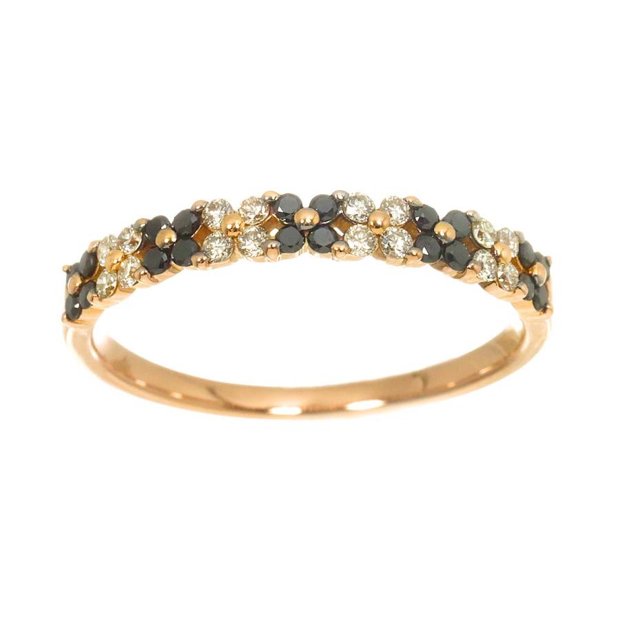 リング 16号 ダイヤ 0.36ct K18 PG ピンクゴールド 750 指輪 Diamond