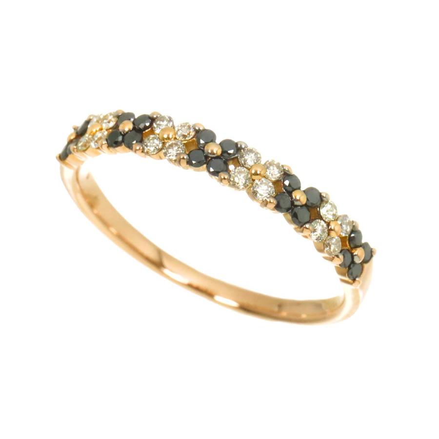 リング 16号 ダイヤ 0.36ct K18 PG ピンクゴールド 750 指輪 Diamond