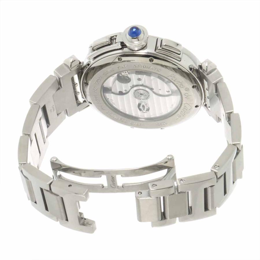 カルティエ Cartier パシャ 42mm クロノグラフ W31085M7 メンズ 腕時計 デイト シルバー オートマ 自動巻き ウォッチ Pasha 90323772 Cartier（カルティエ） パシャ 42mm クロノグラフ W31085M7 メンズ