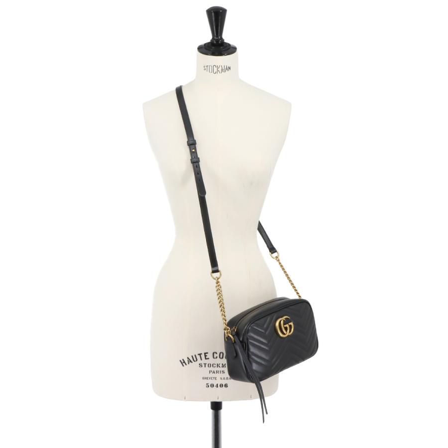 GUCCI（グッチ） 新品同様 GUCCI GGマーモント チェーン ショルダー