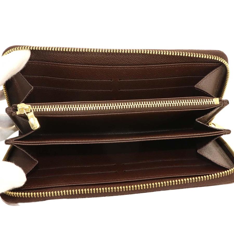 ルイヴィトン　ダミエ　エベヌ　ジッピーウォレット　長財布　N60015 LOUIS VUITTON（ルイ・ヴィトン） 美品 ルイ ヴィトン ダミエ ジッピー