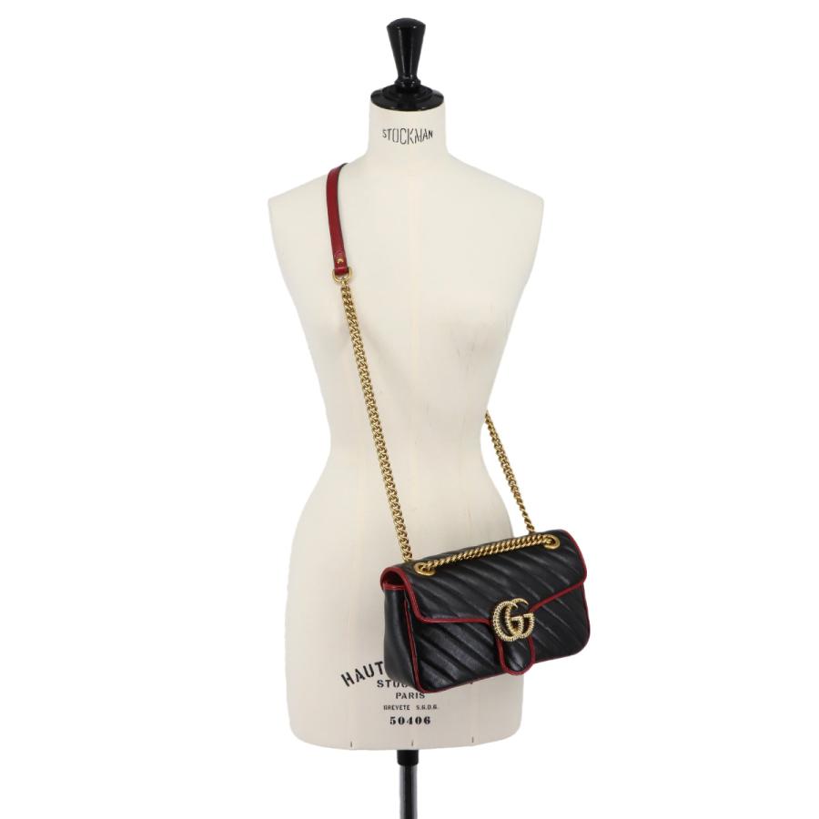 グッチ　マーモント　ショルダーバッグ　美品 GUCCI（グッチ） 未使用 展示品 GUCCI GGマーモント ショルダー バッグ