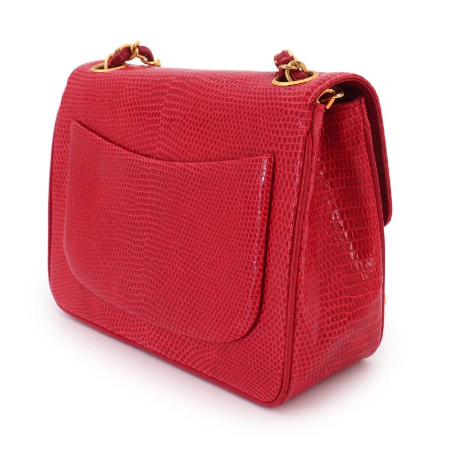 CHANEL（シャネル） 新品同様 リザード チェーン ショルダー バッグ