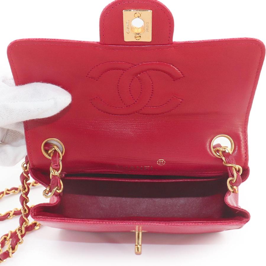 CHANEL（シャネル） 新品同様 リザード チェーン ショルダー バッグ