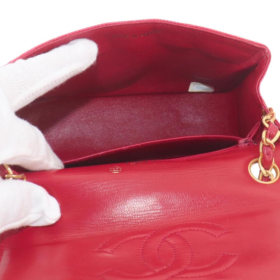 CHANEL（シャネル） 新品同様 リザード チェーン ショルダー バッグ