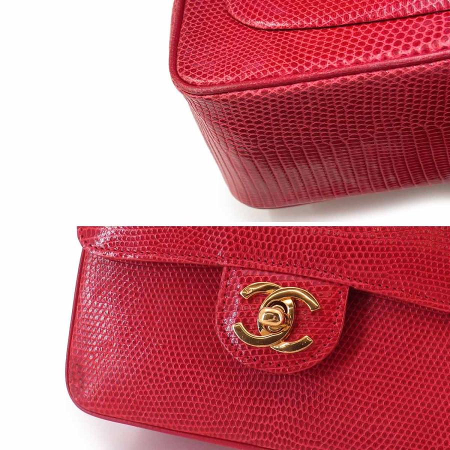 CHANEL（シャネル） 新品同様 リザード チェーン ショルダー バッグ